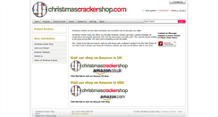 Desktop Screenshot of christmascrackershop.com